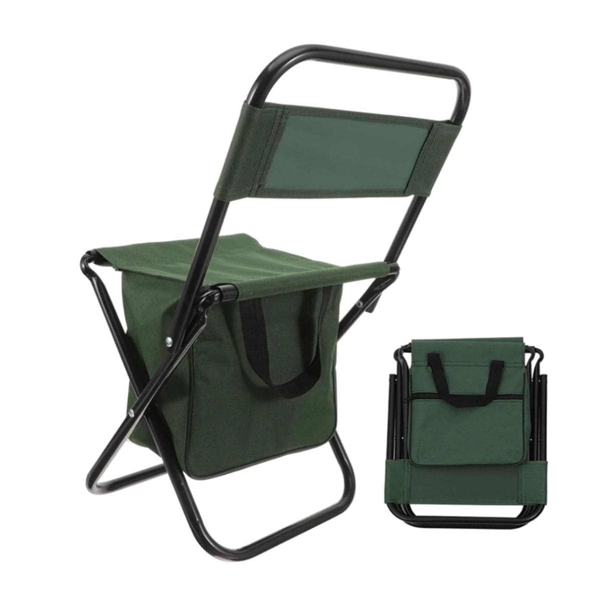Camping Stool with Storage Pocket Bag