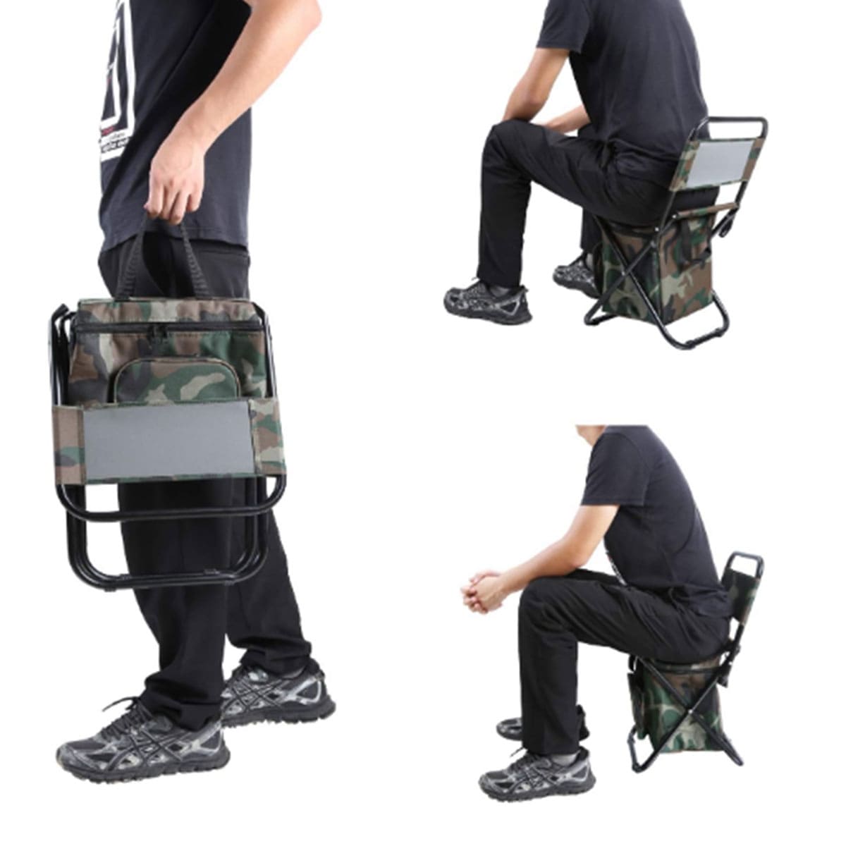 Folding Stool with Storage Bag