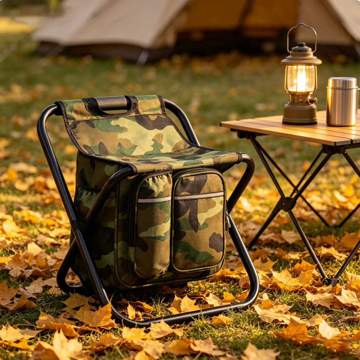 Outdoor Multi-Function Fishing Backpack Beach Stool