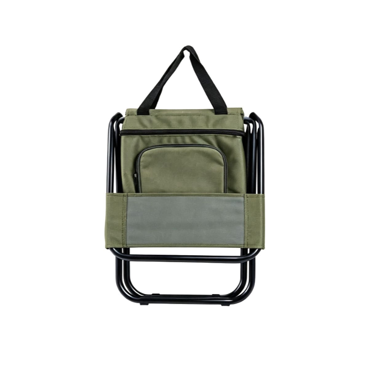Travel fishing stool with refrigeration bag