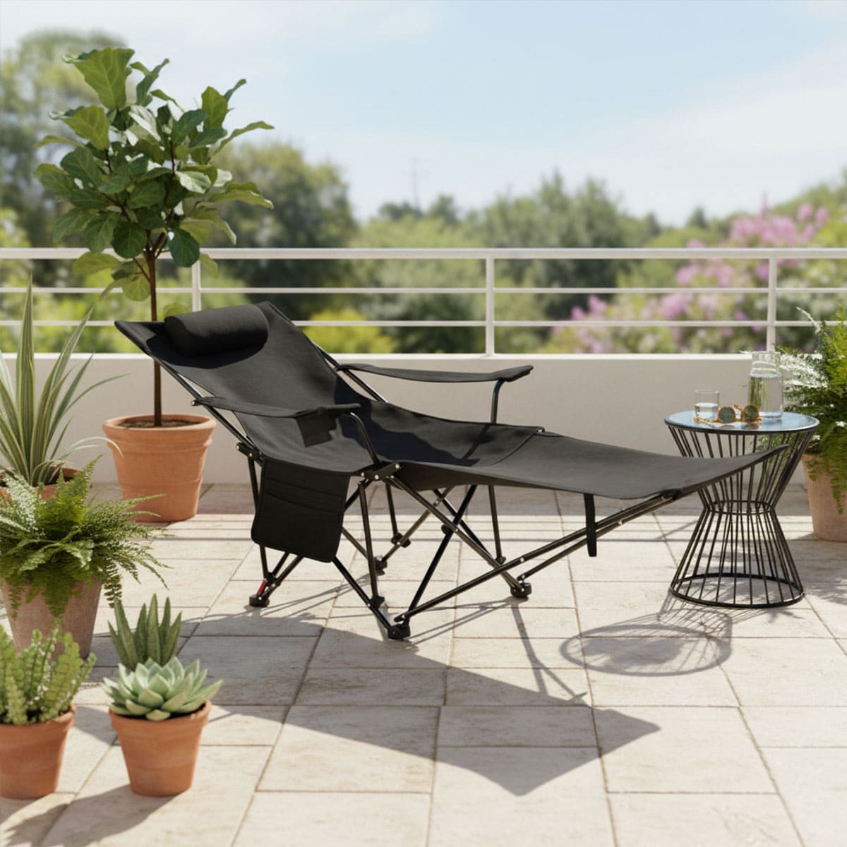 Recliner Lightweight Folding Lounge Chair