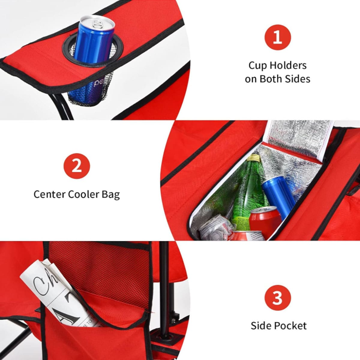 Folding Camping Chair with Sunshade