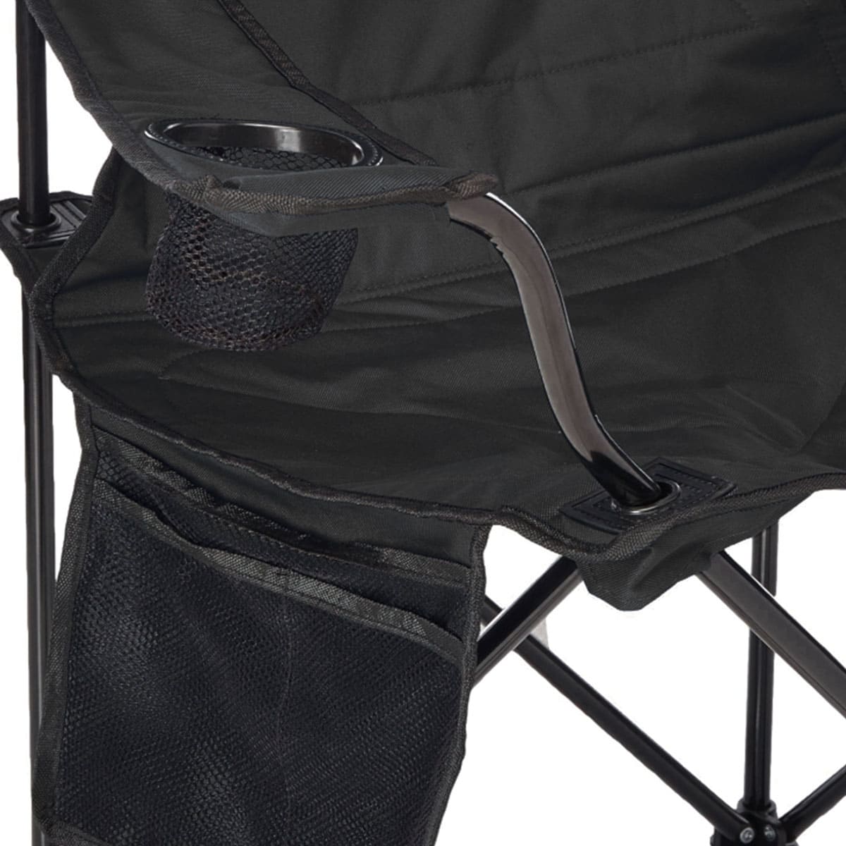 Portable camping chair with ice pack