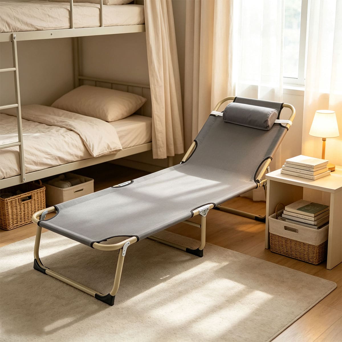 Portable Folding Bed for Single Person