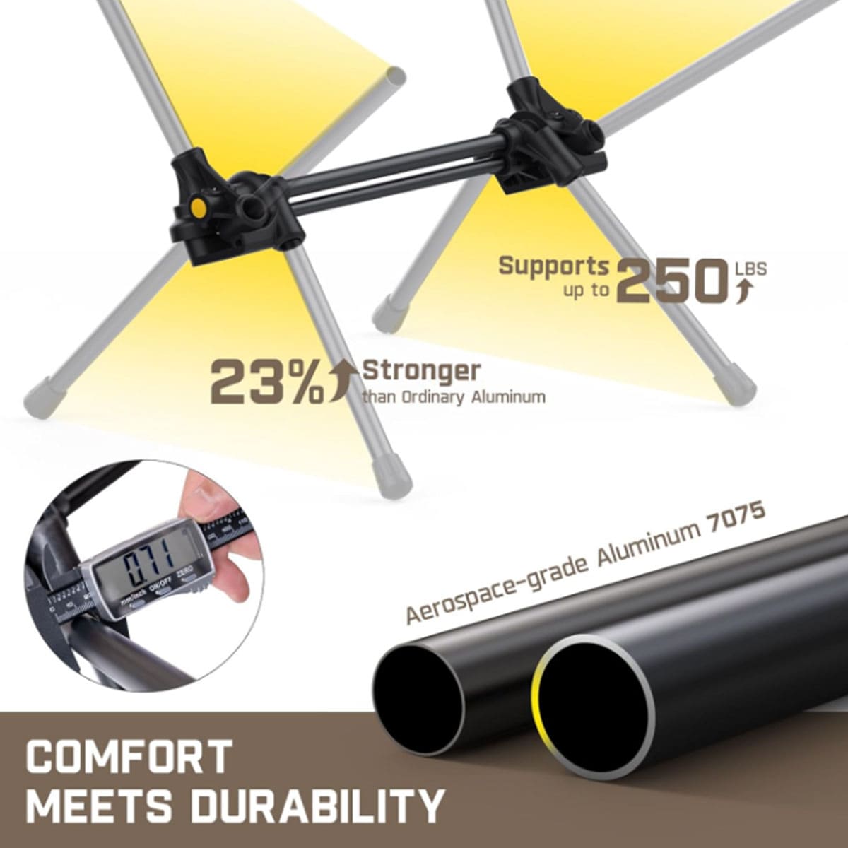 Folding portable camping chair