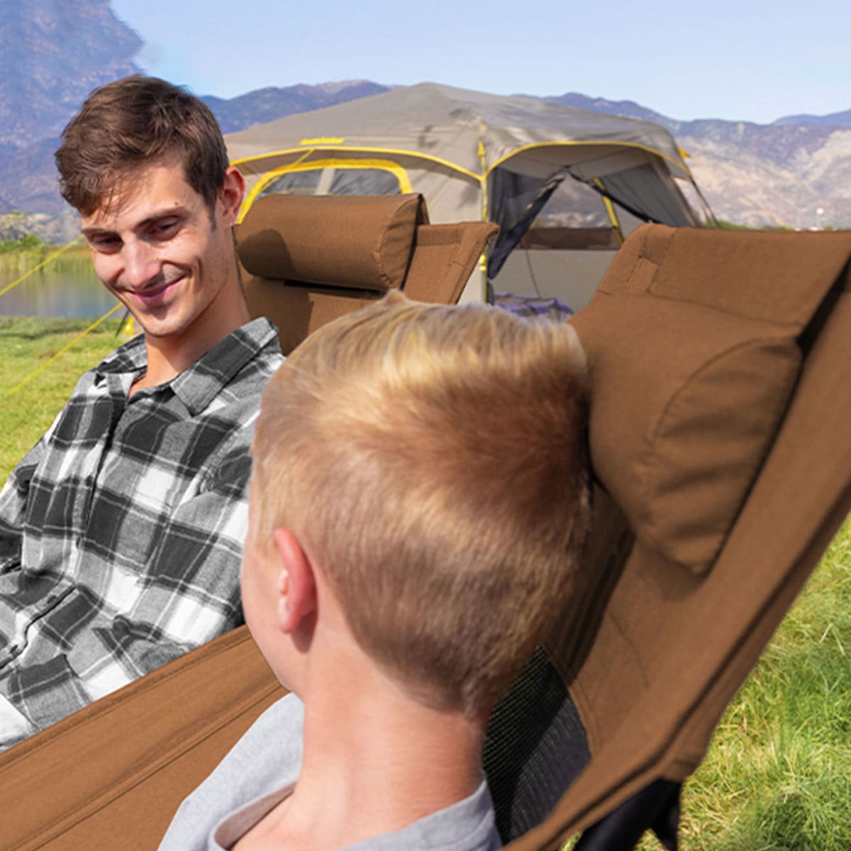 Folding portable camping chair