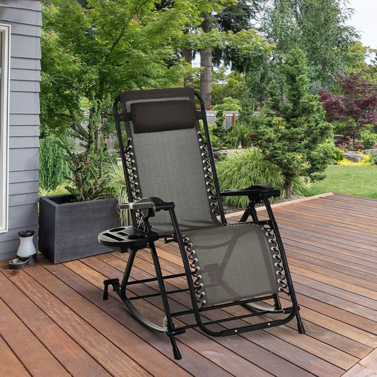 Zero gravity leisure rocking chair