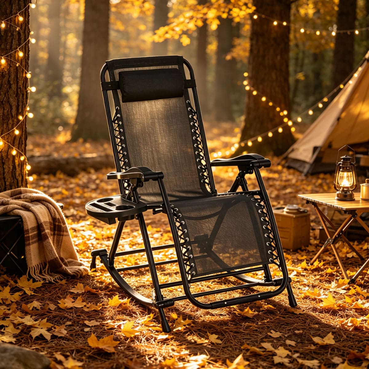 Zero gravity leisure rocking chair