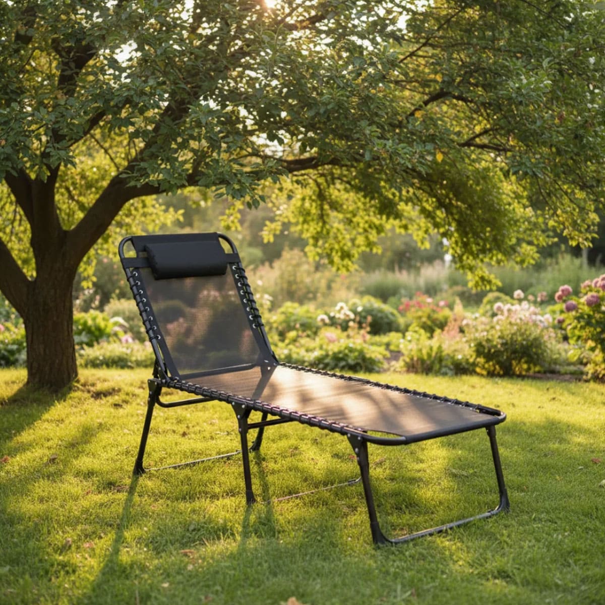 Lounge chair with detachable pillow