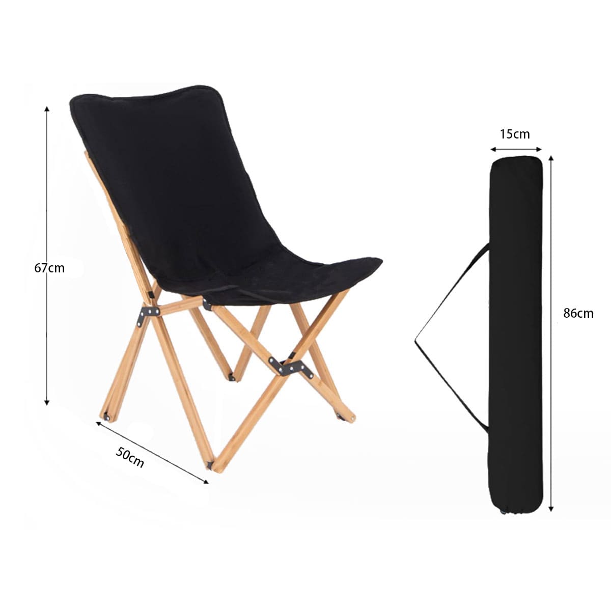 Outdoor butterfly lawn chair