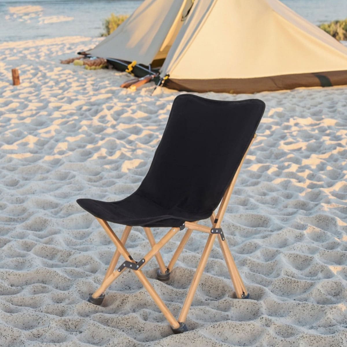 Outdoor butterfly lawn chair
