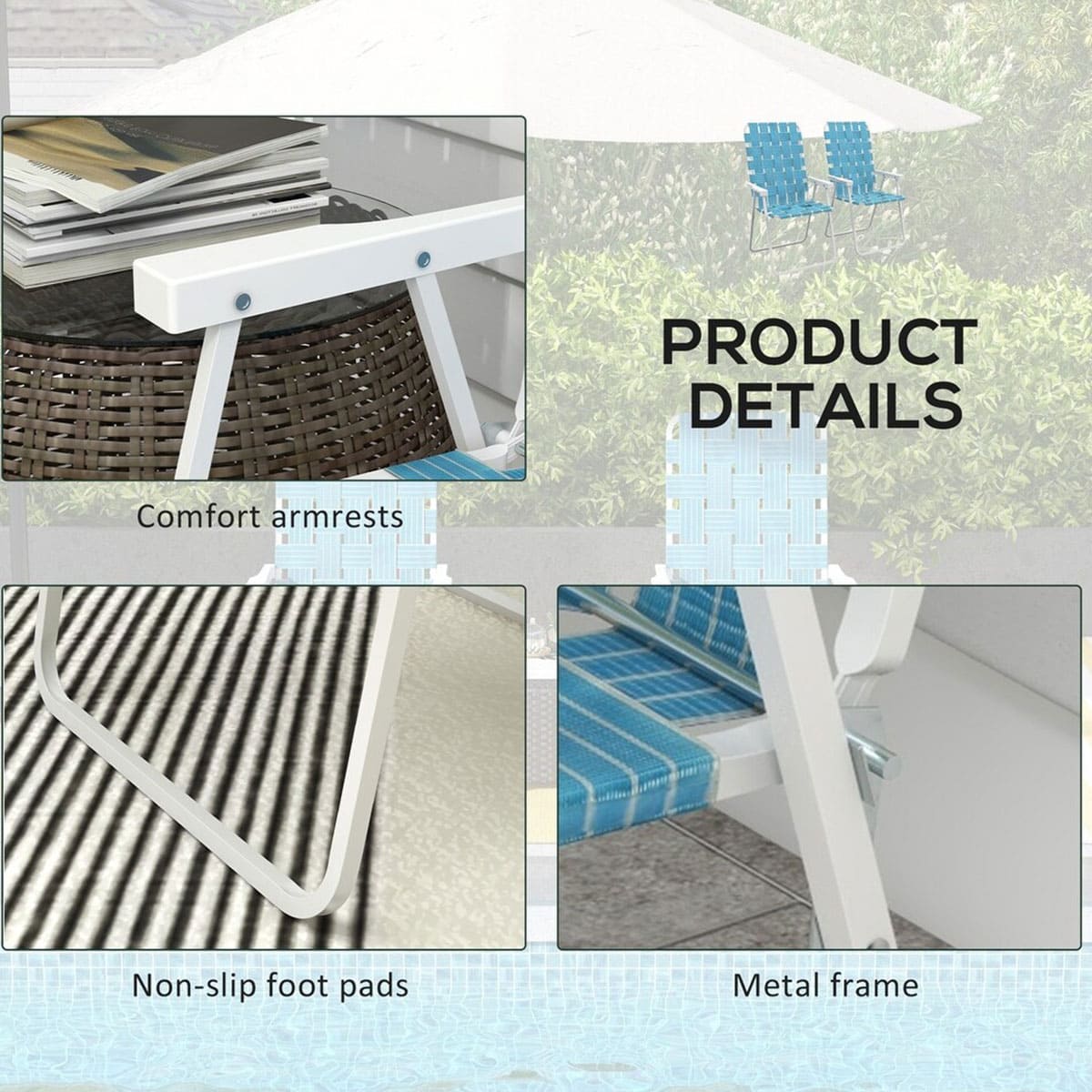 Outdoor Beach Portable Lawn Chair
