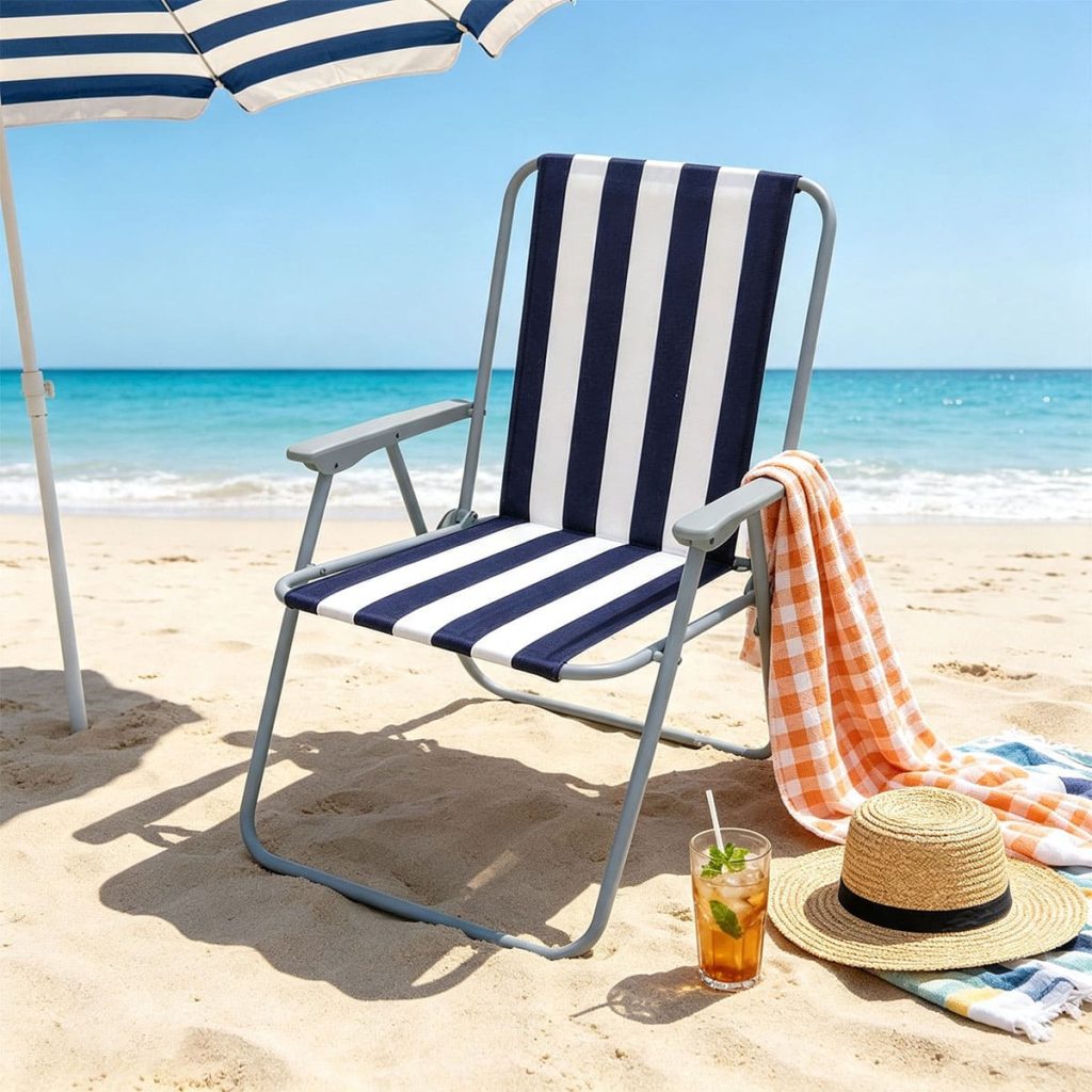 Outdoor Sun Lounger Reclining Garden Chair