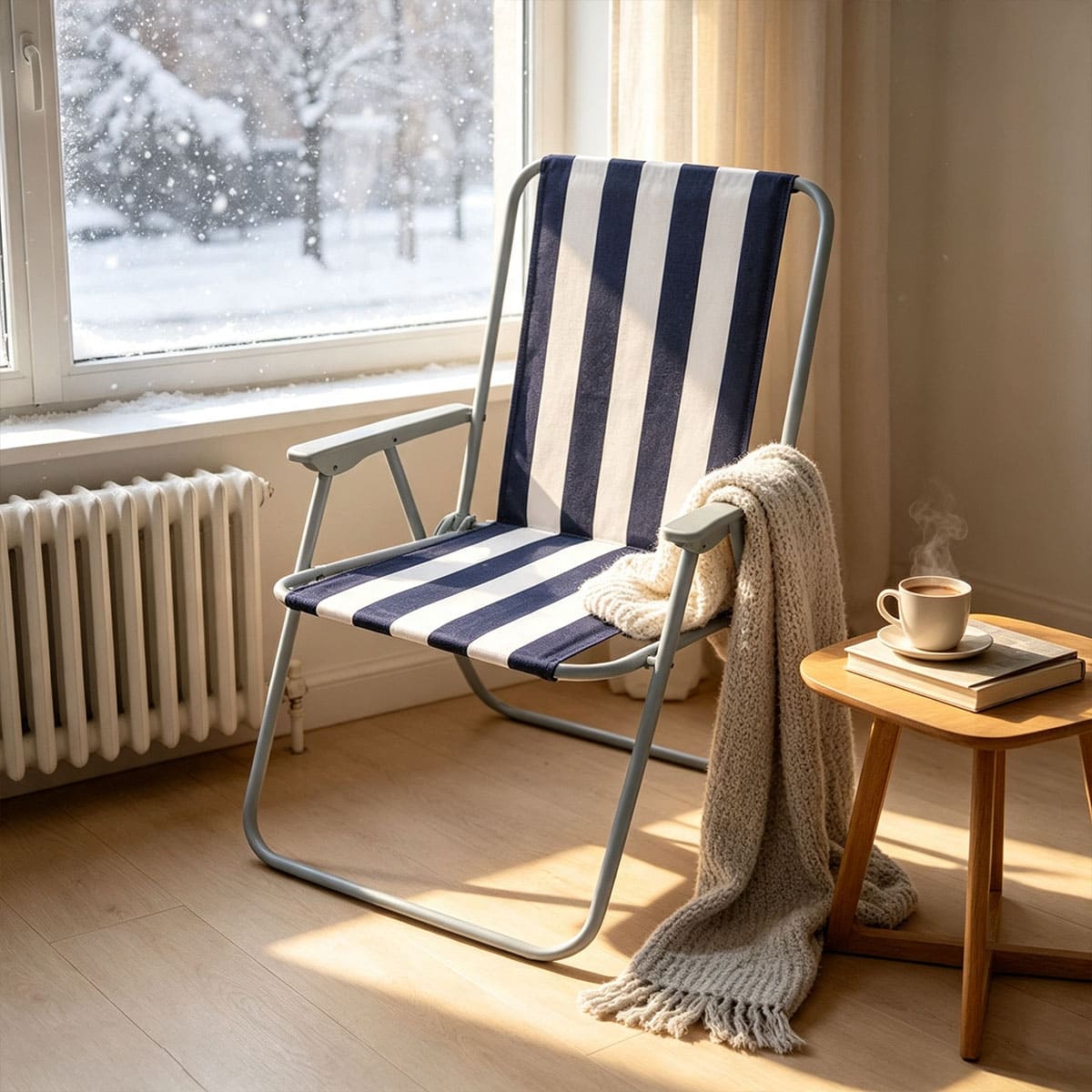 Outdoor Sun Lounger Reclining Garden Chair