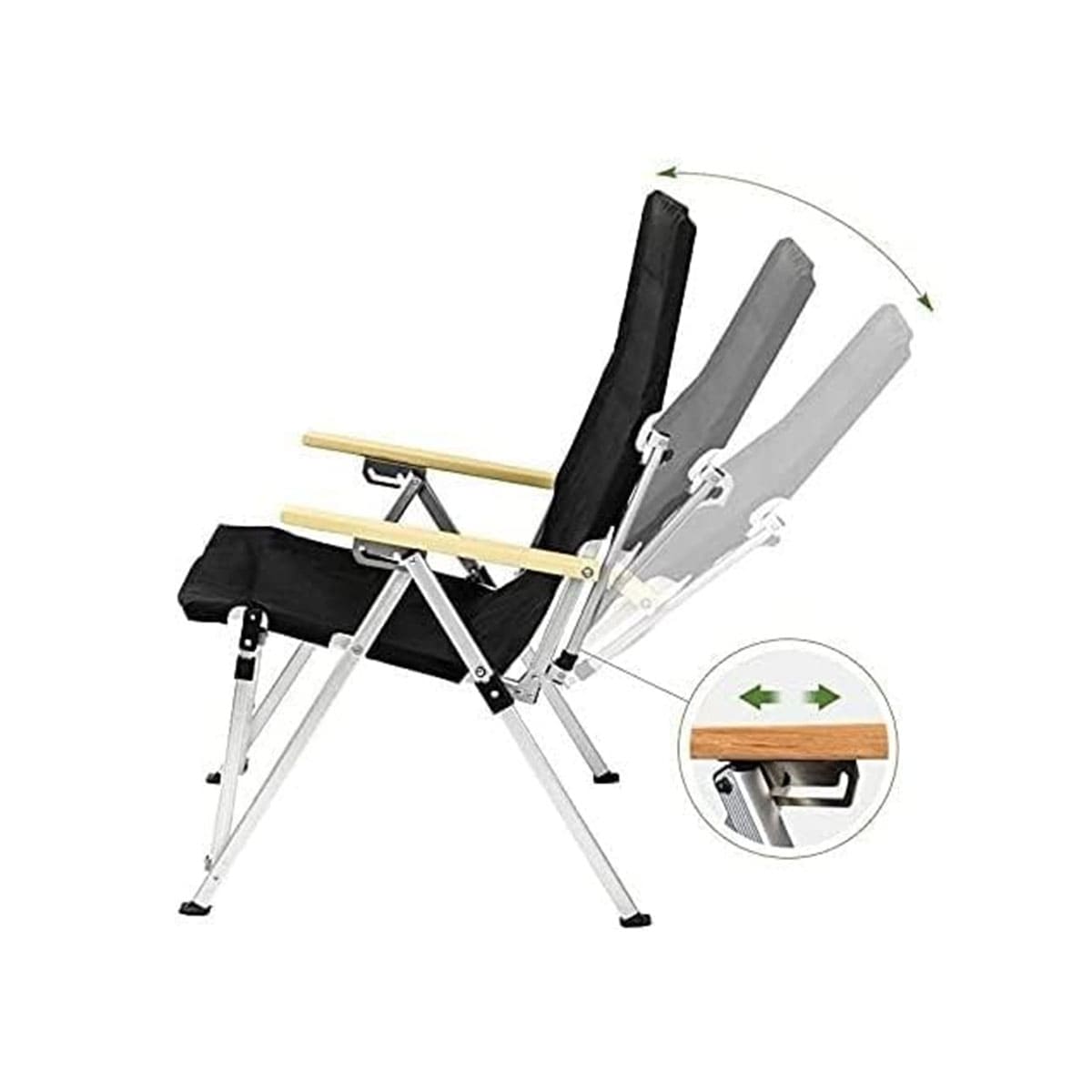 Portable Folding Recliner Beach Chair