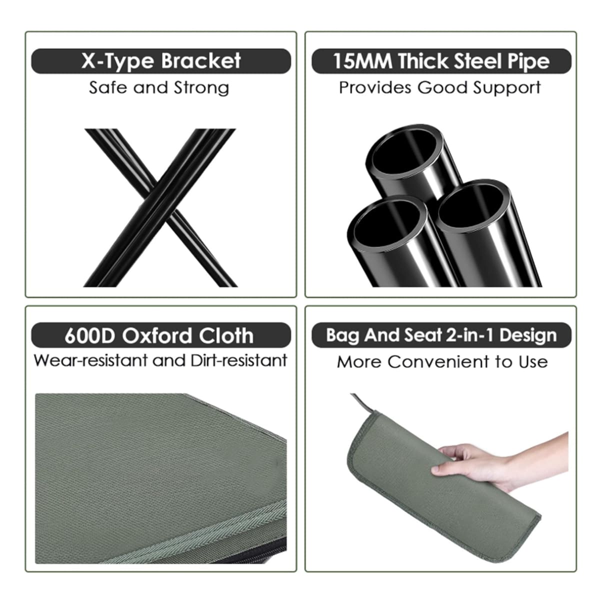 Small Folding Stool for Adults
