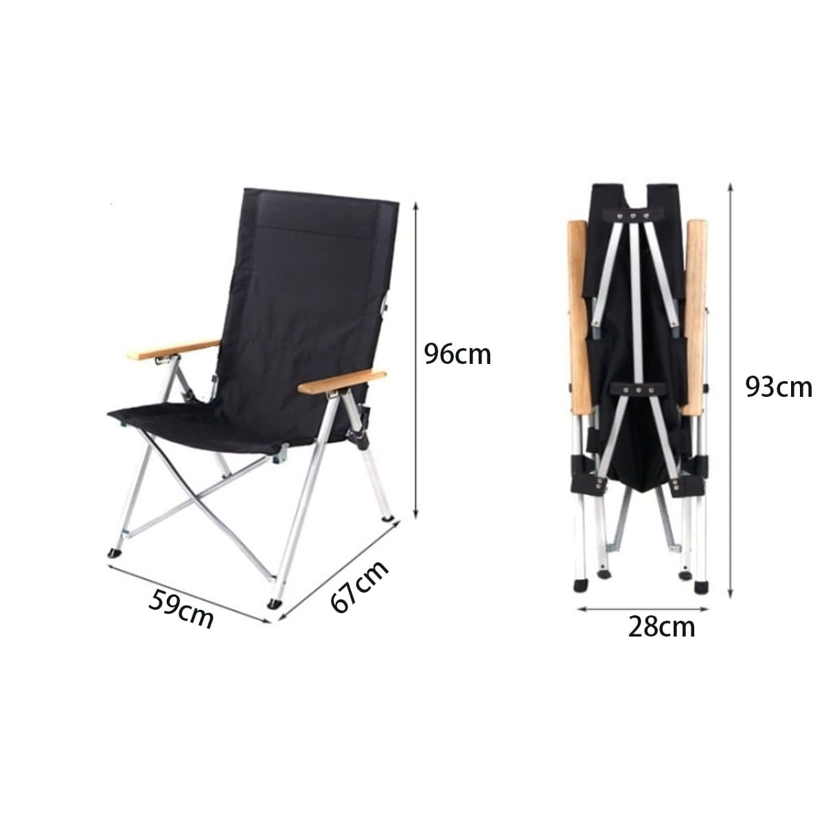Portable Folding Recliner Beach Chair