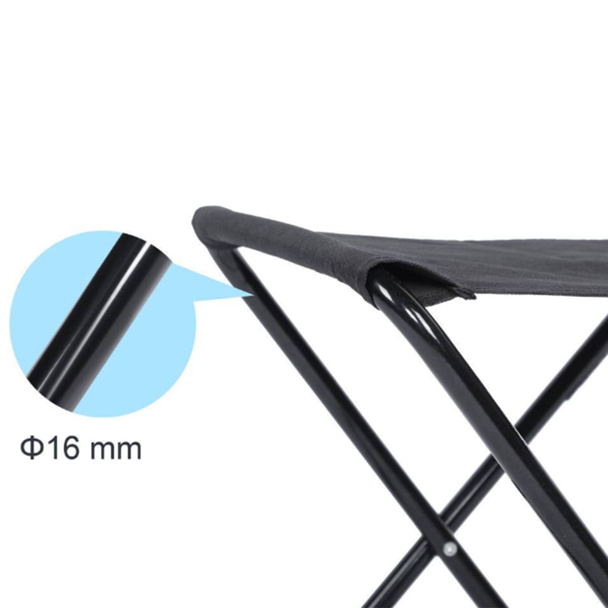 Lightweight compact folding stool