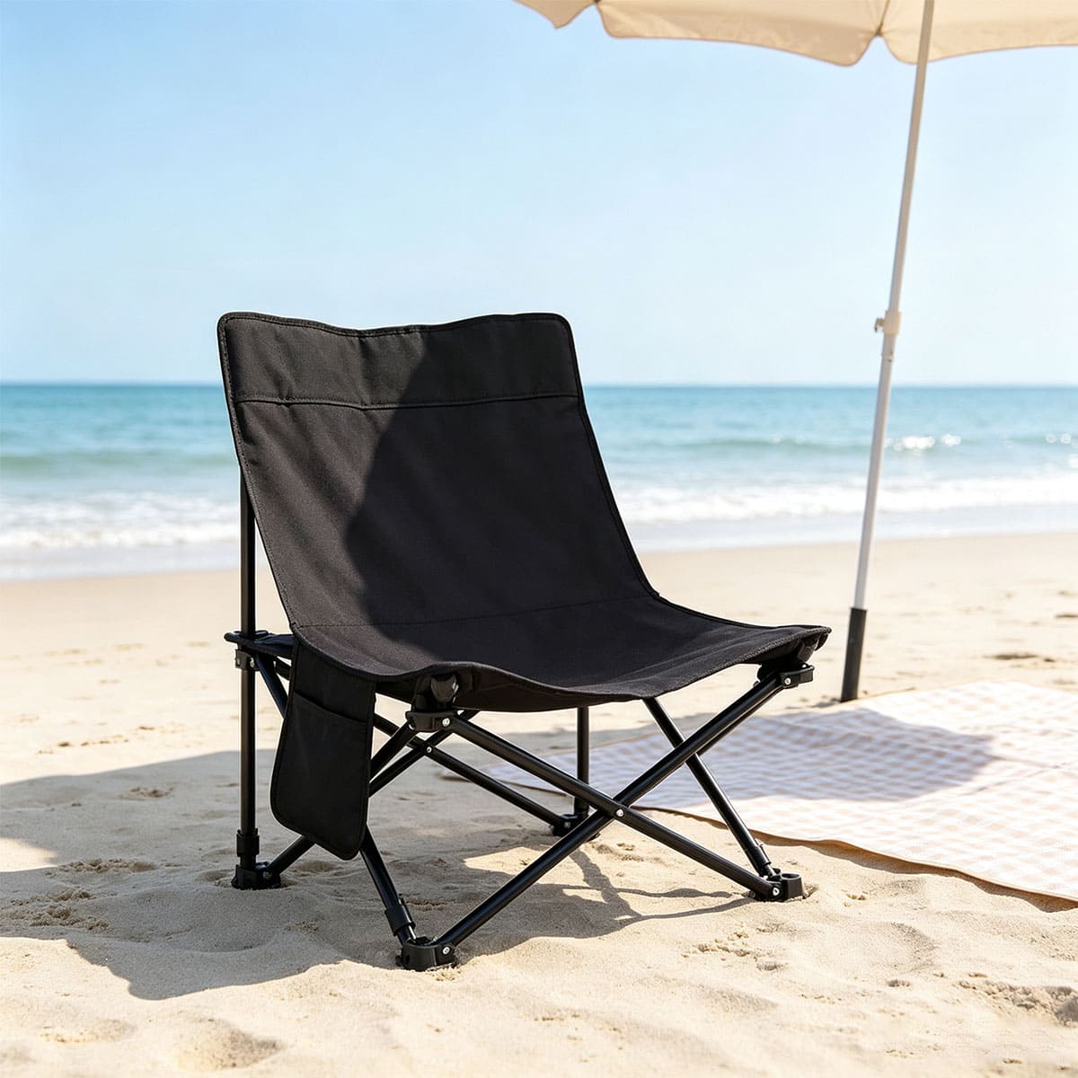 600D Oxford Foldable Chaise Lounge Chair