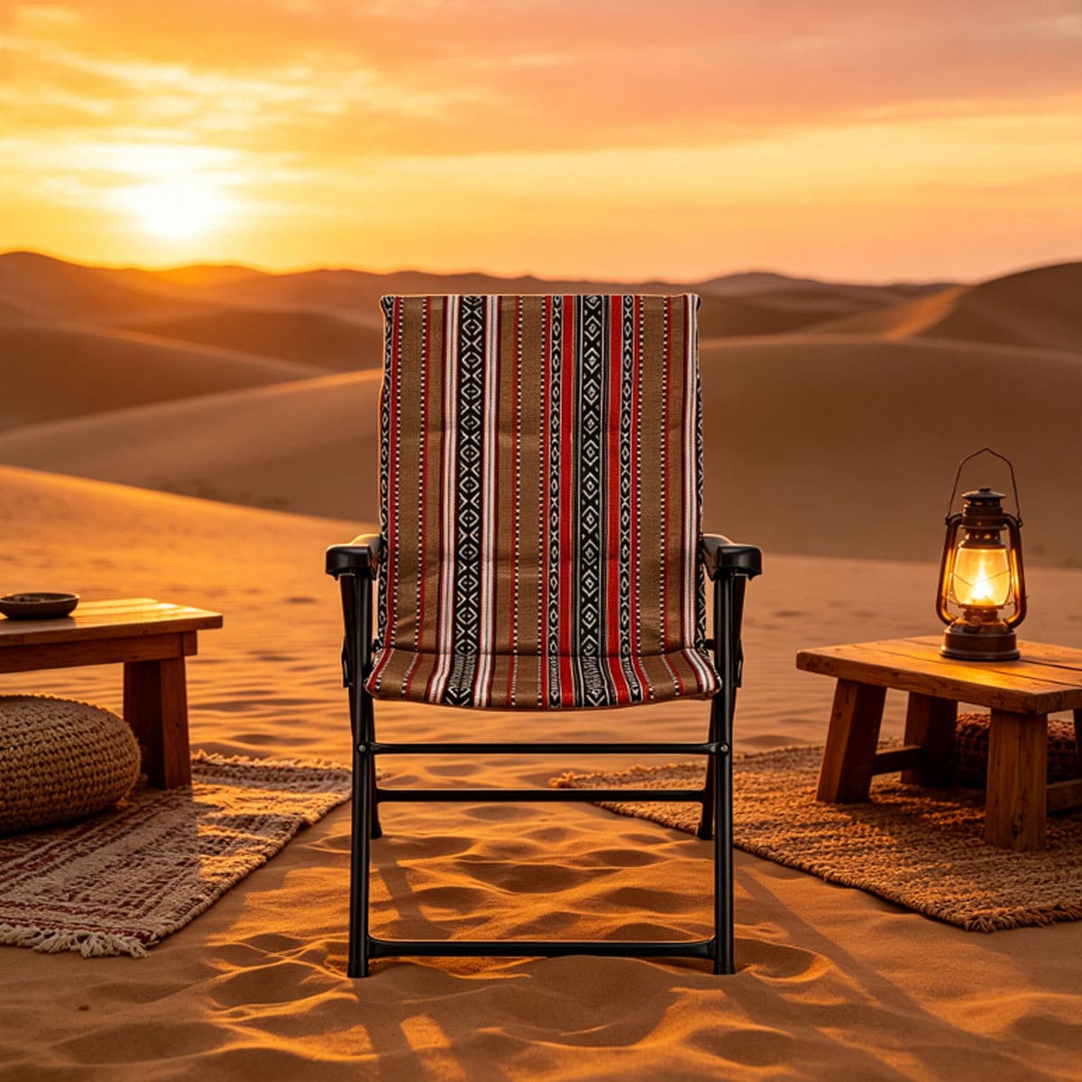 Foldable Camping Chair with Cusion
