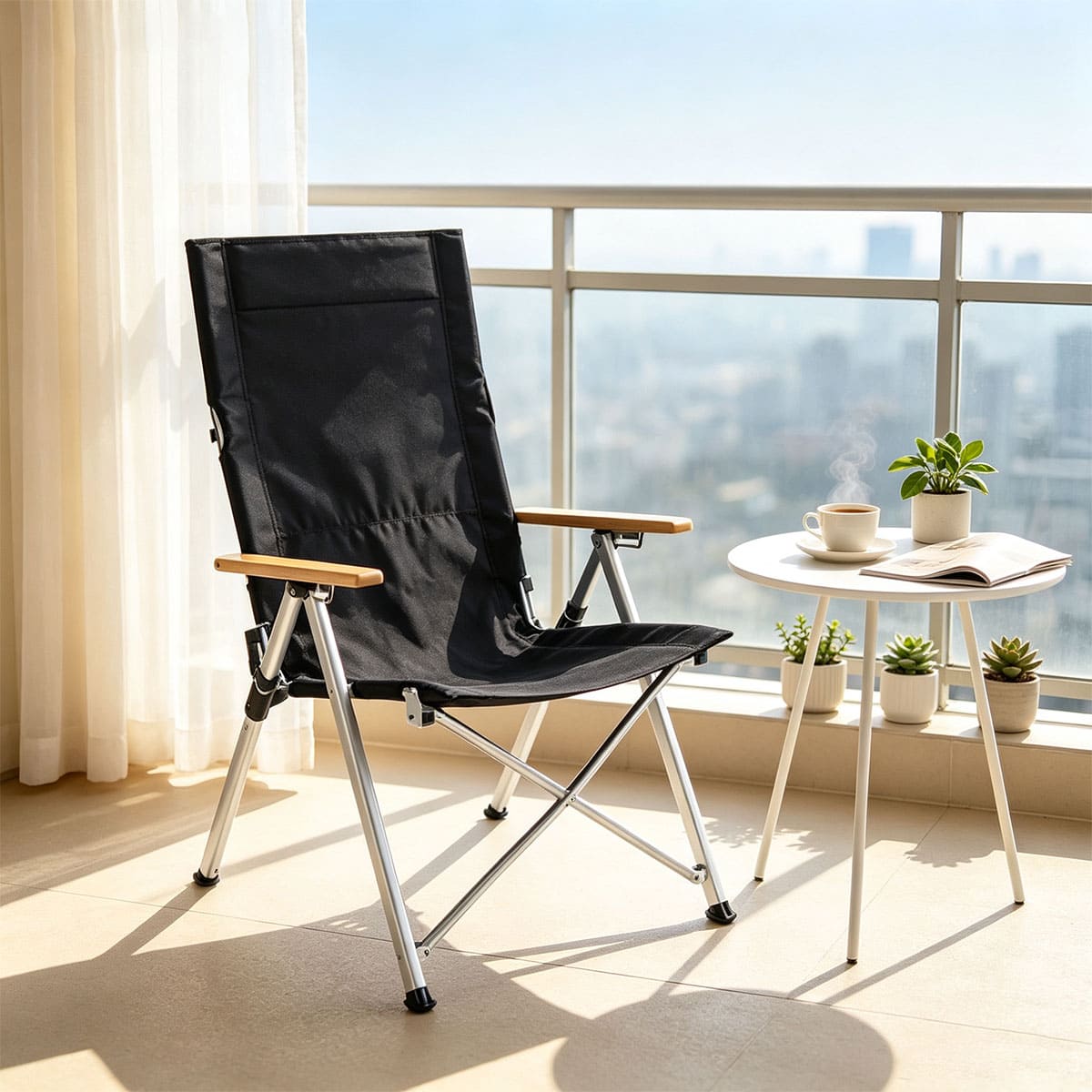 Portable Folding Recliner Beach Chair