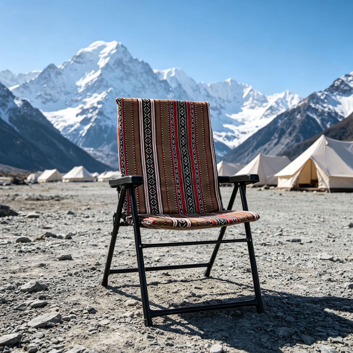 Foldable Camping Chair with Cusion