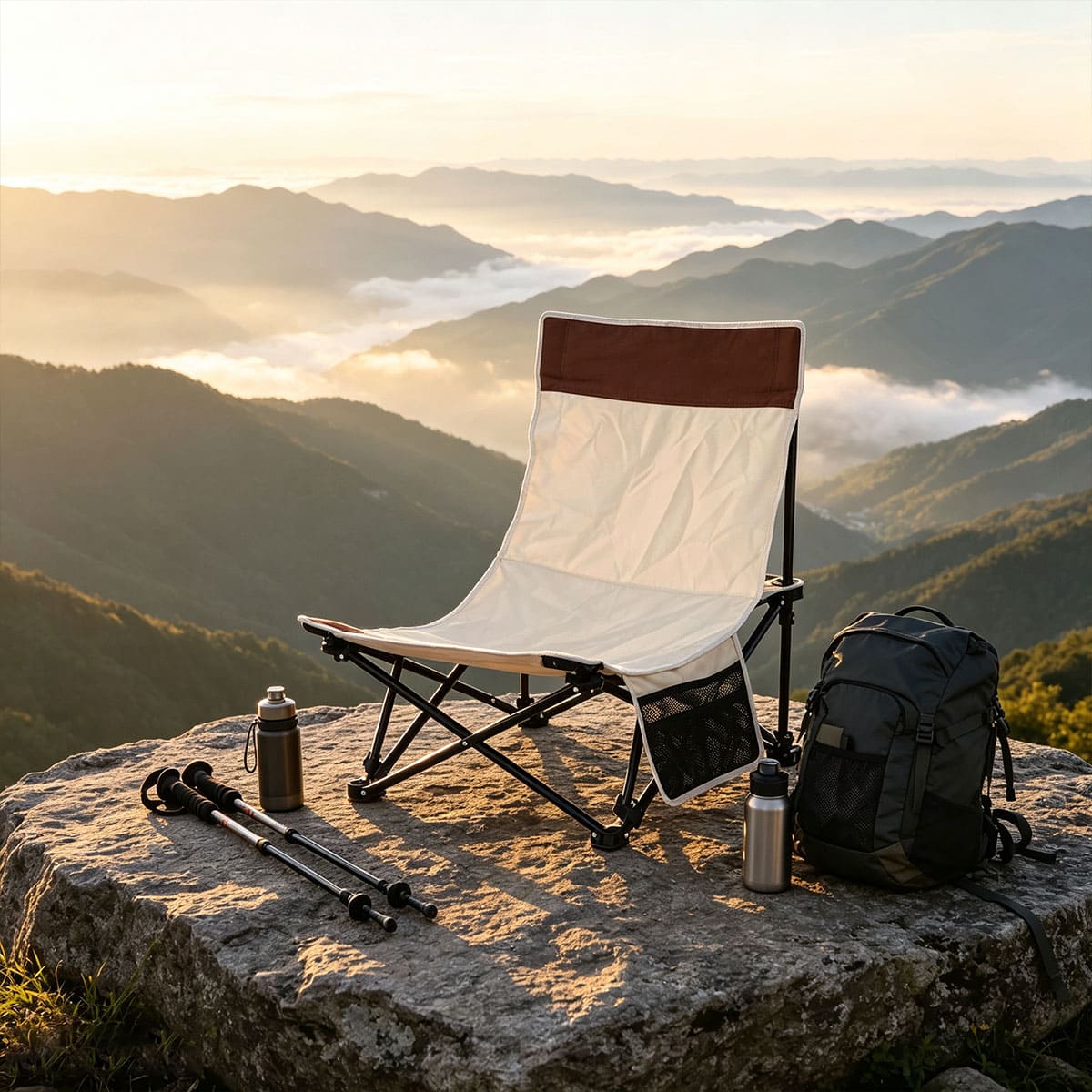 Multifunctional Comfortable Support Beach Chair
