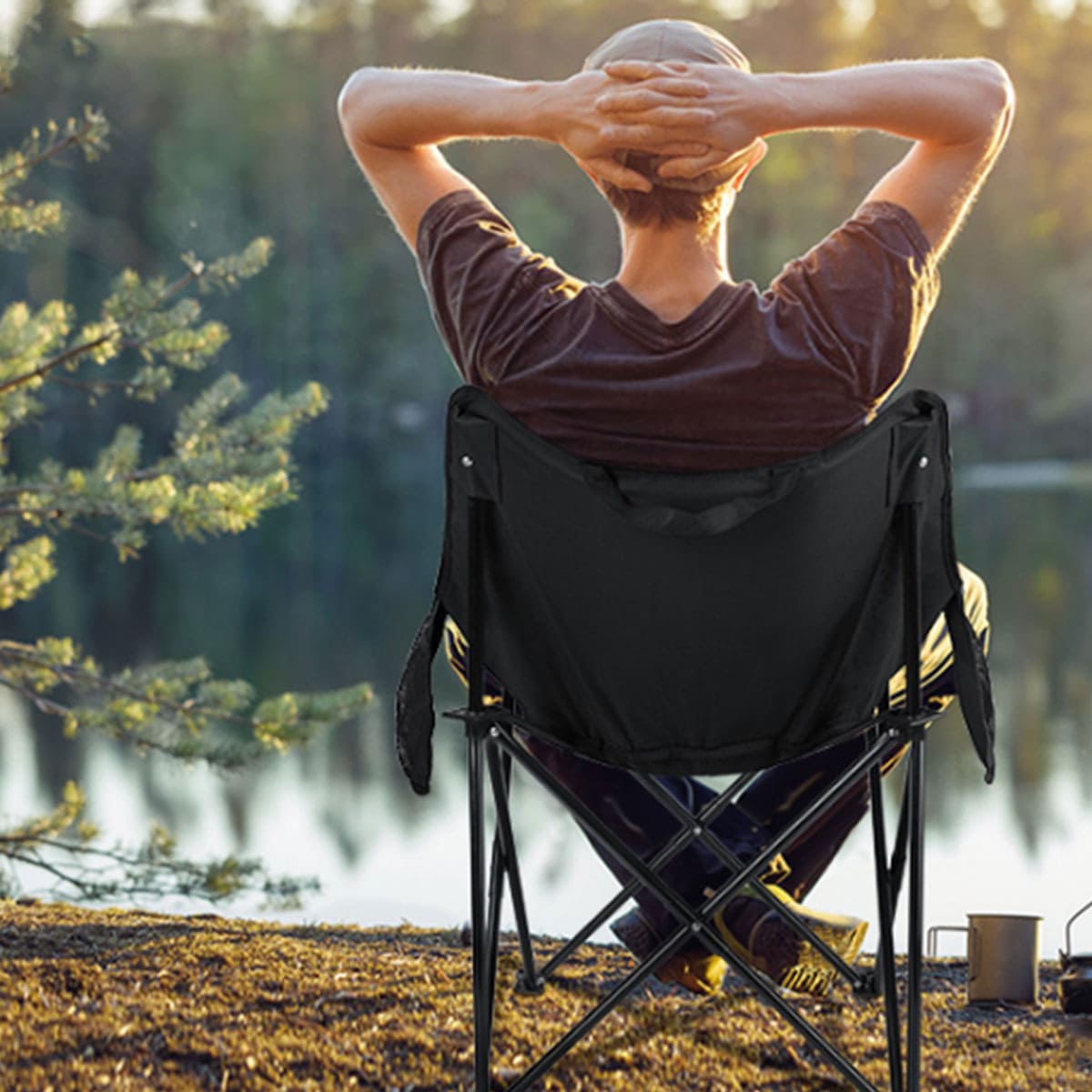 Lightweight Portable Moon Chair