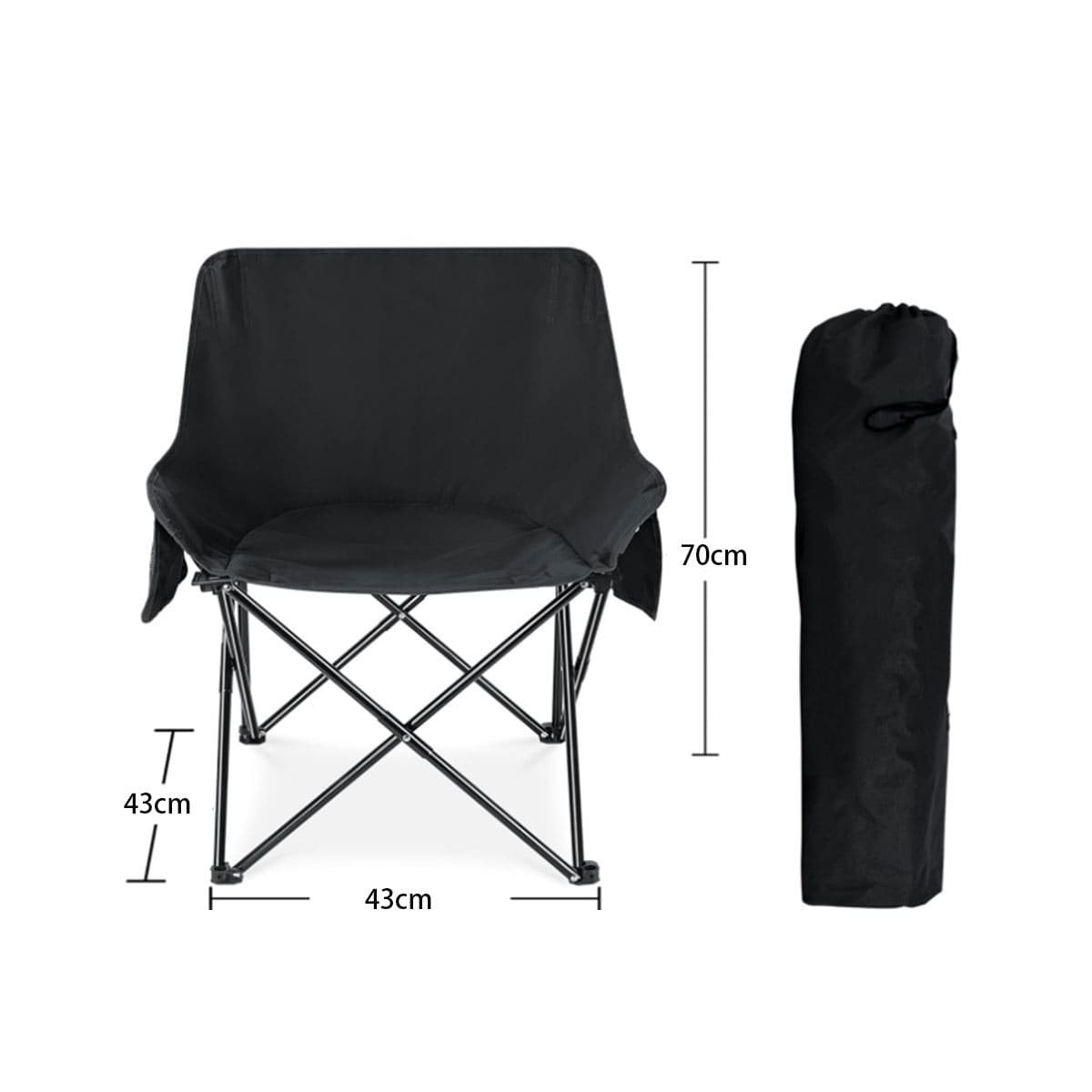 Lightweight Portable Moon Chair