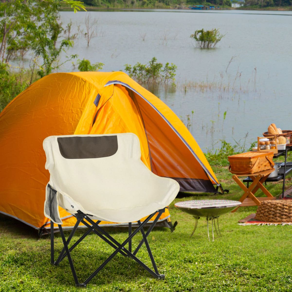 Moon High Back Chair for Outdoor 