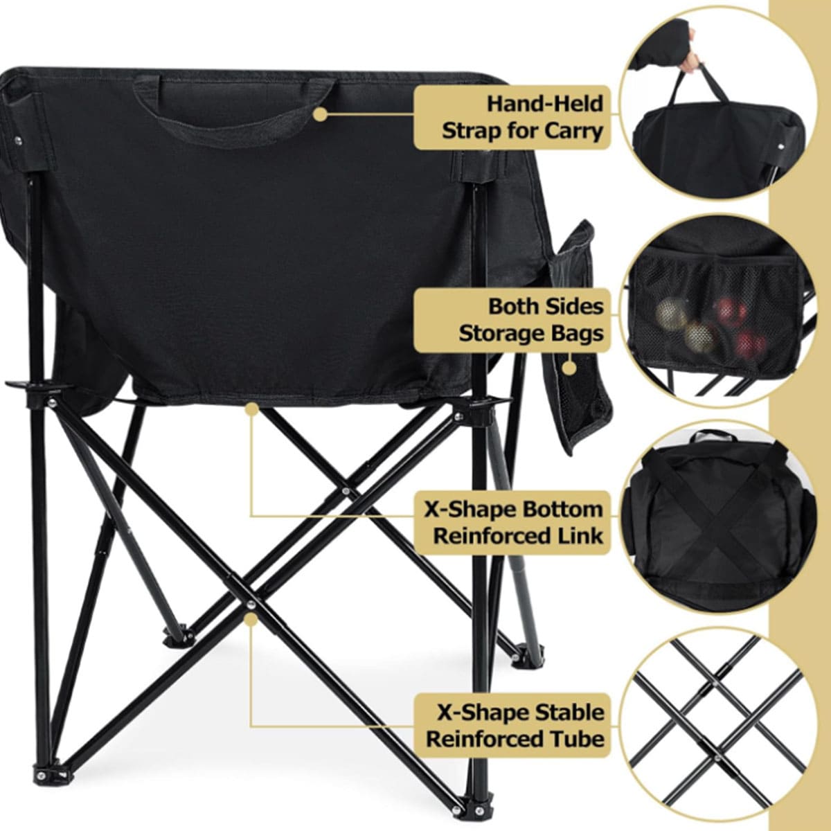 Lightweight Portable Moon Chair