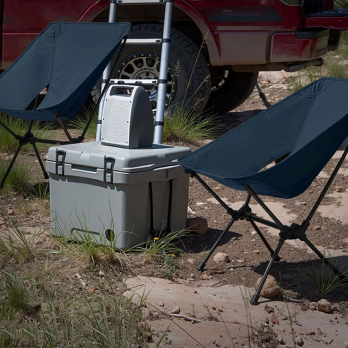 Folding portable backpack chair