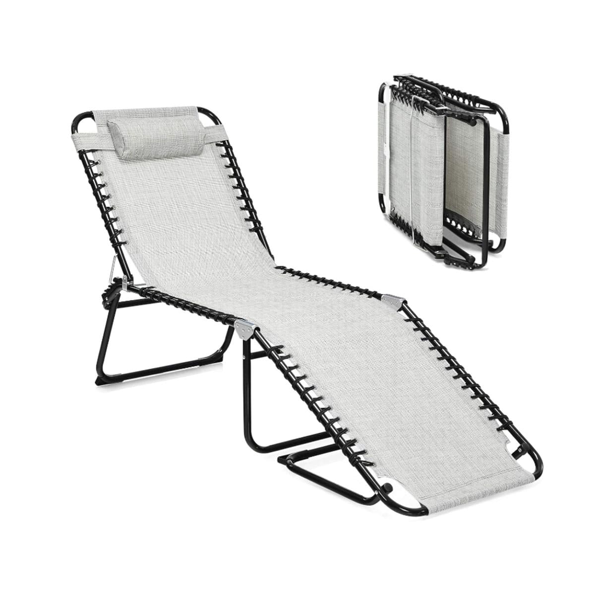 Adjustable Backrest Reclining Chaise Chair