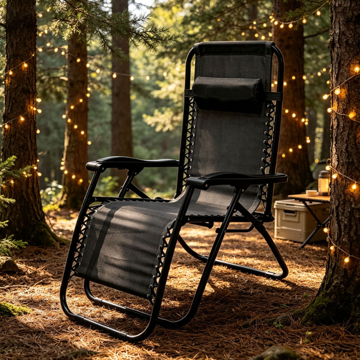 Adjustable zero-gravity lounge chair