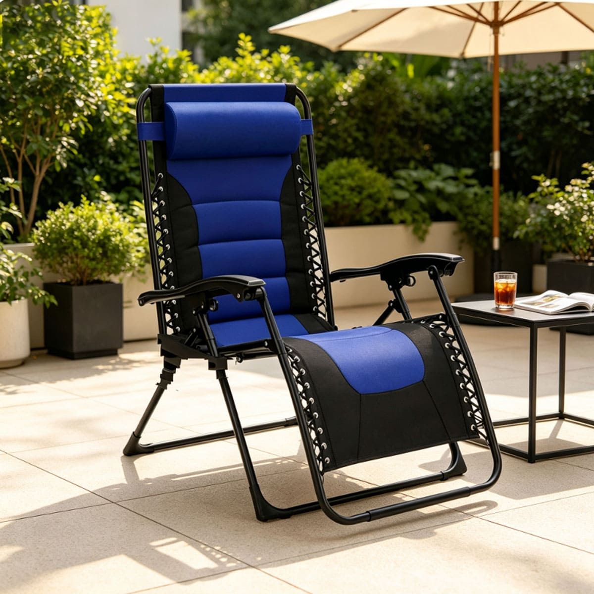 Oversized Padded Zero Gravity Chair
