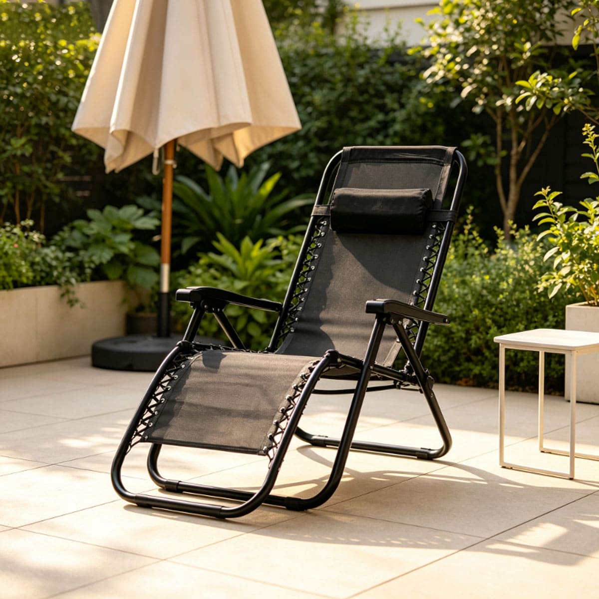 Adjustable zero-gravity lounge chair