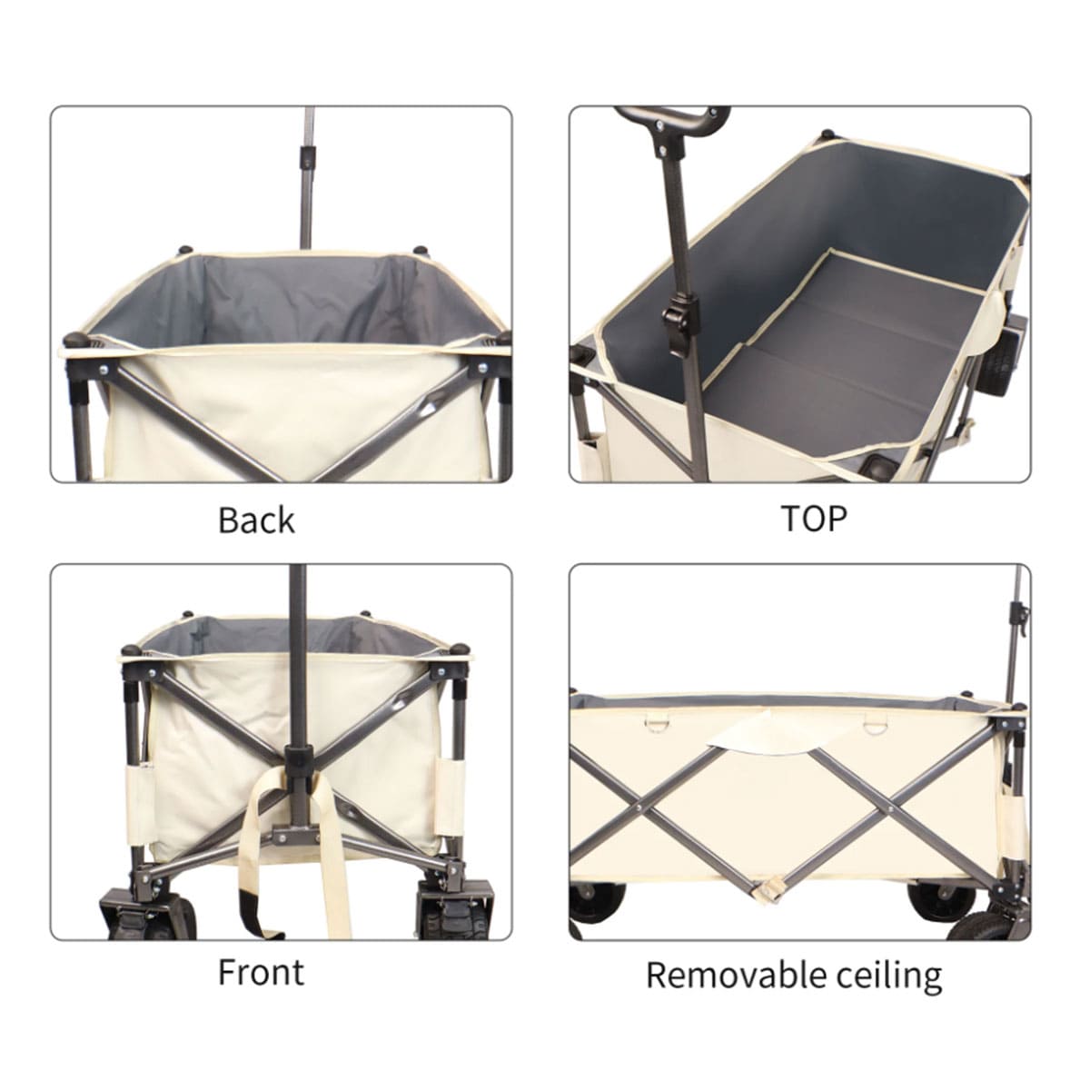 Extra Long Collapsible Wagons Carts