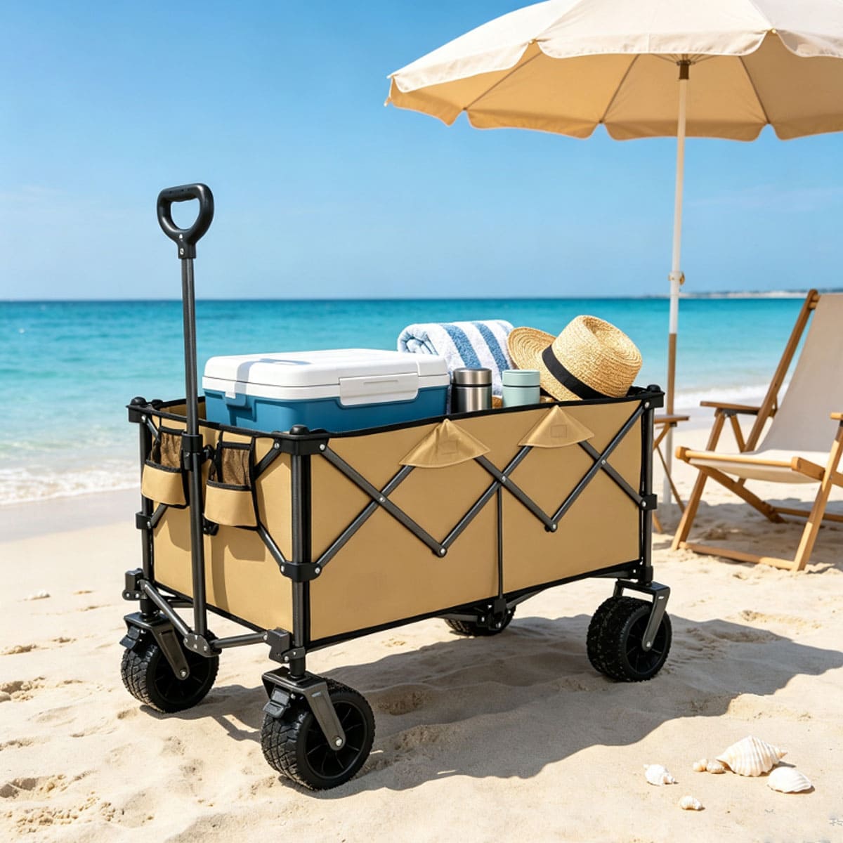 Heavy Duty Foldable Car For Camping
