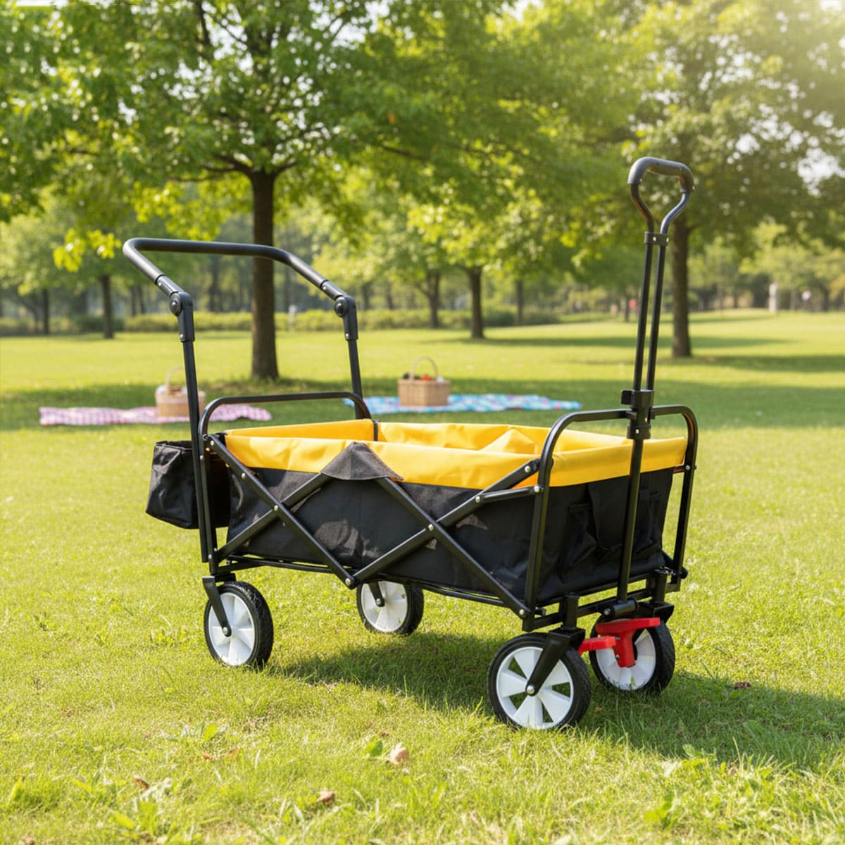 Folding station wagon outdoor multifunctional station wagon