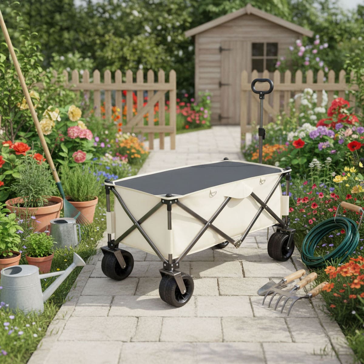 Extra Long Collapsible Wagons Carts