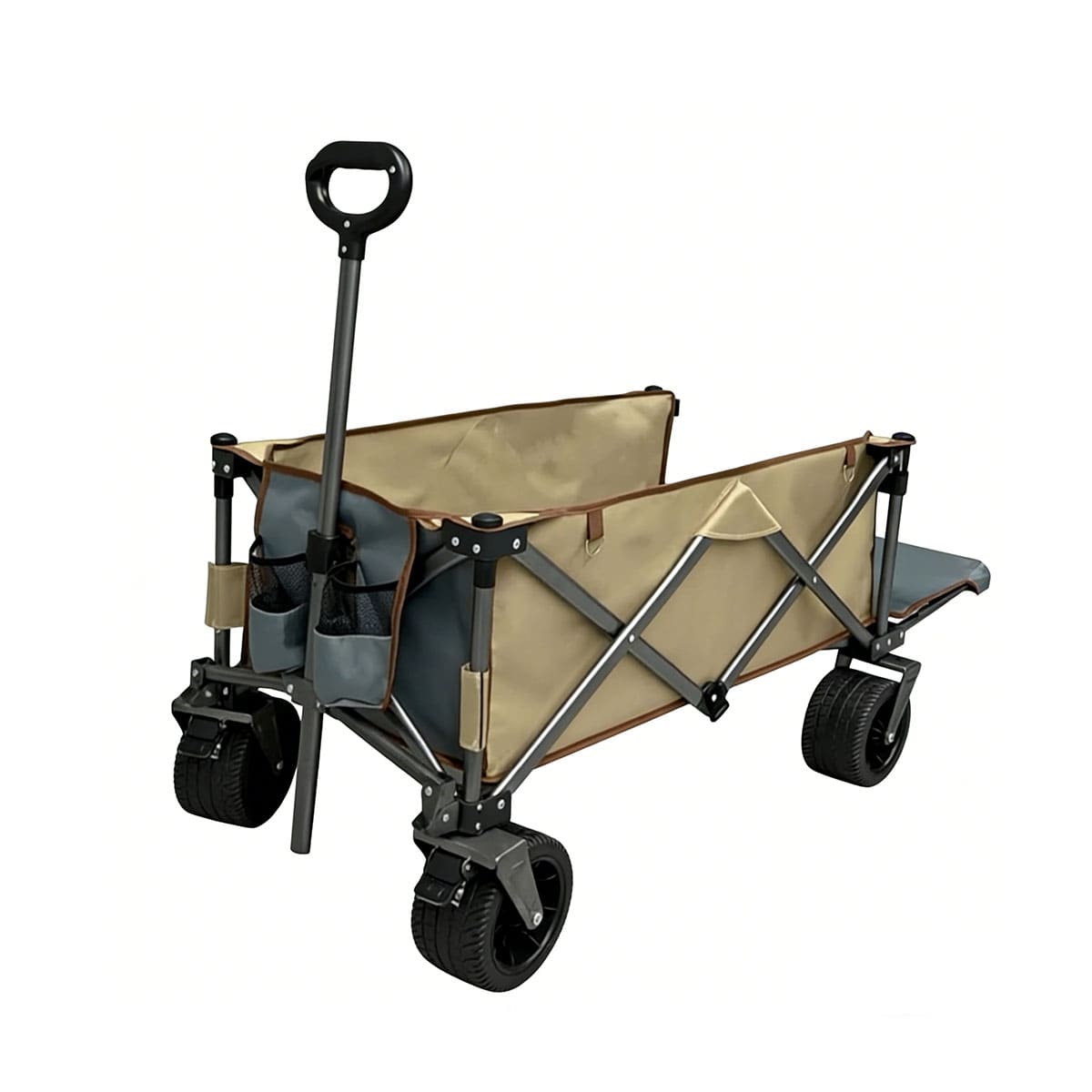 Four-Wheel Heavy Duty All-Terrain Utility Wagon Cart
