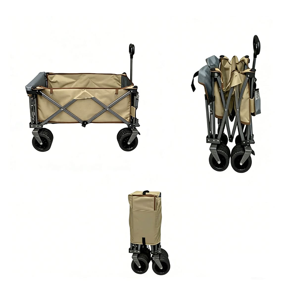 Four-Wheel Heavy Duty All-Terrain Utility Wagon Cart