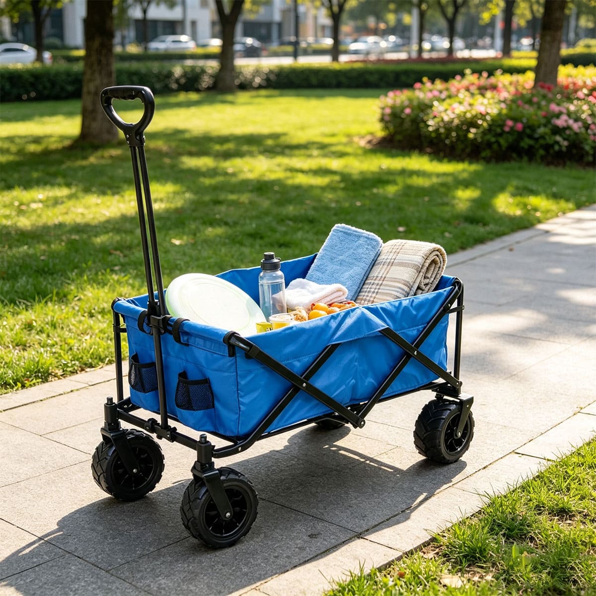 Four-Wheel Roll Container Storage Wagon