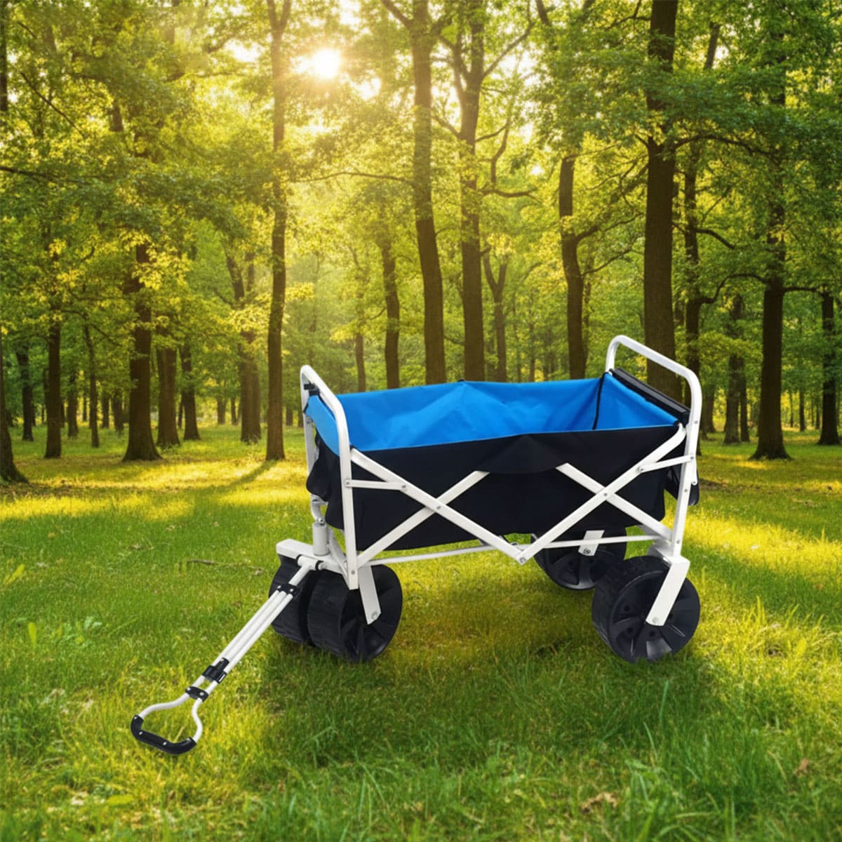 Folding Wagon Garden Shopping Beach Cart