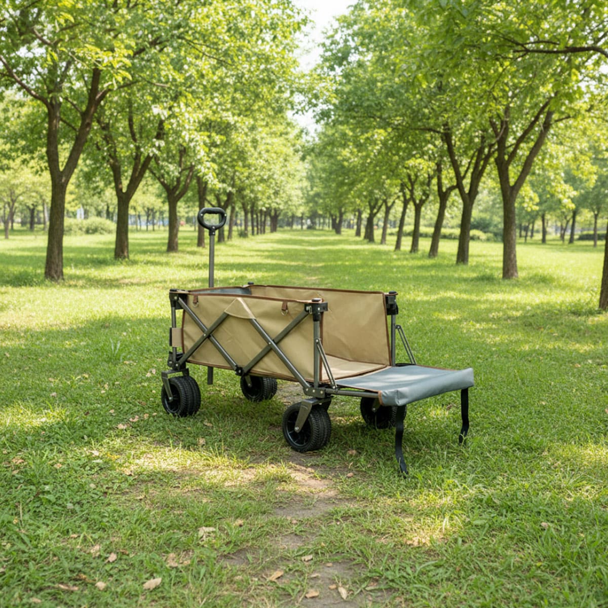 Four-Wheel Heavy Duty All-Terrain Utility Wagon Cart