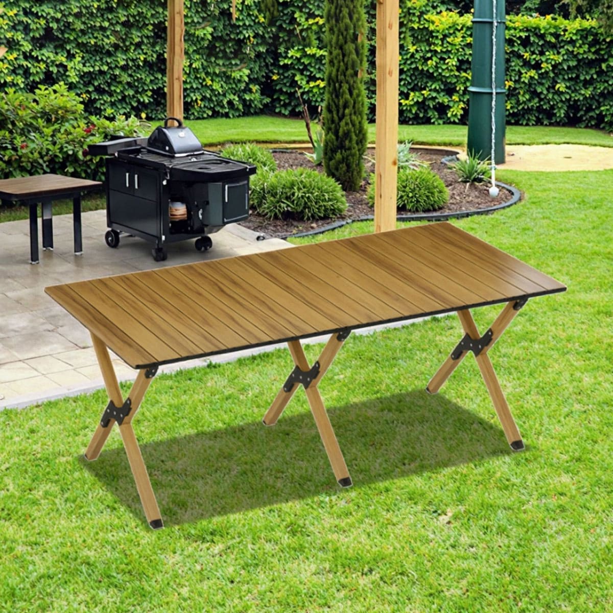 Bamboo Folding Camping Table