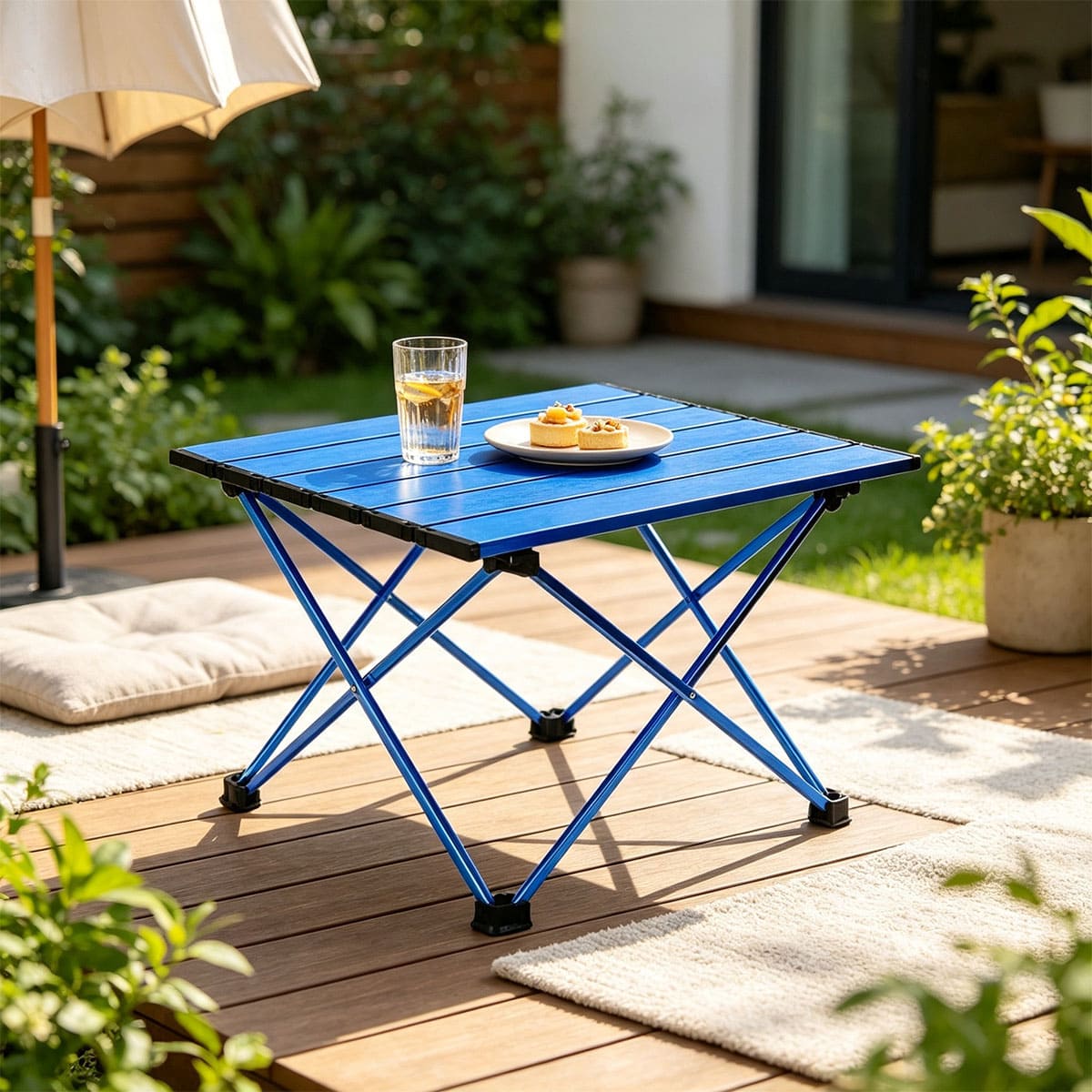 Outdoor hiking picnic chair on the beach
