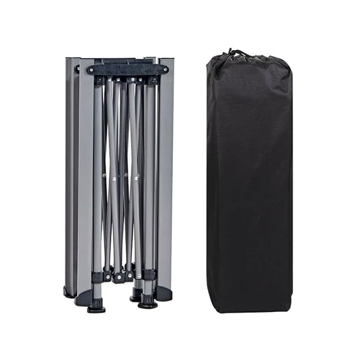 Adjustable aluminum camping table