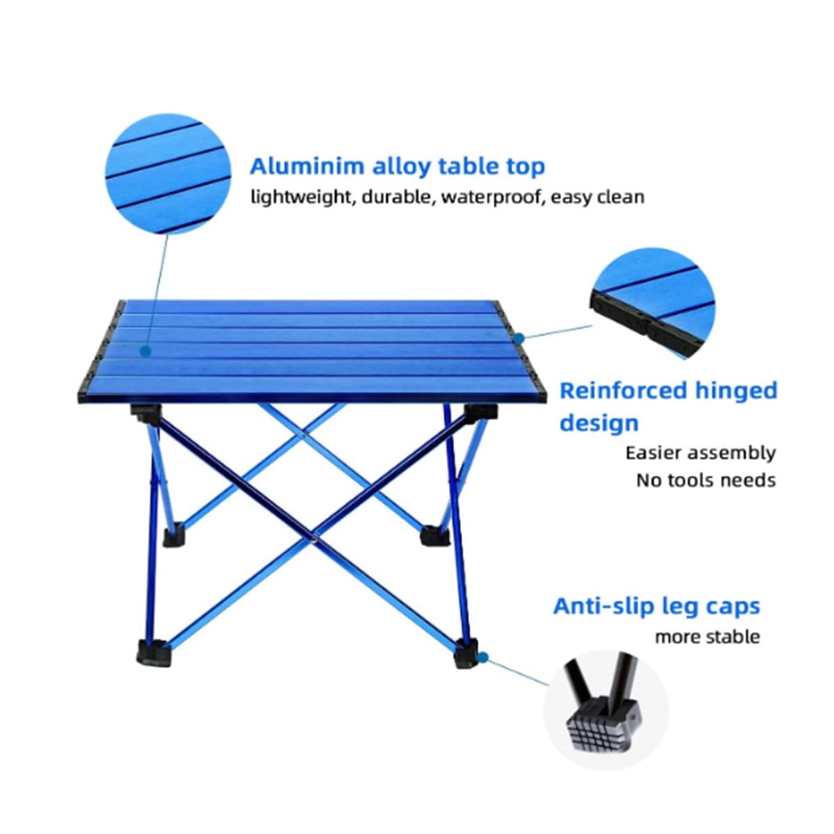 Outdoor hiking picnic chair on the beach