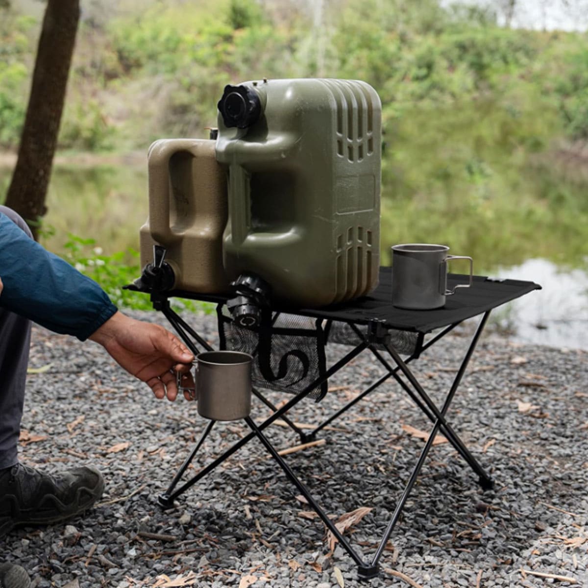 Folding Outdoor Aluminum Camping Table